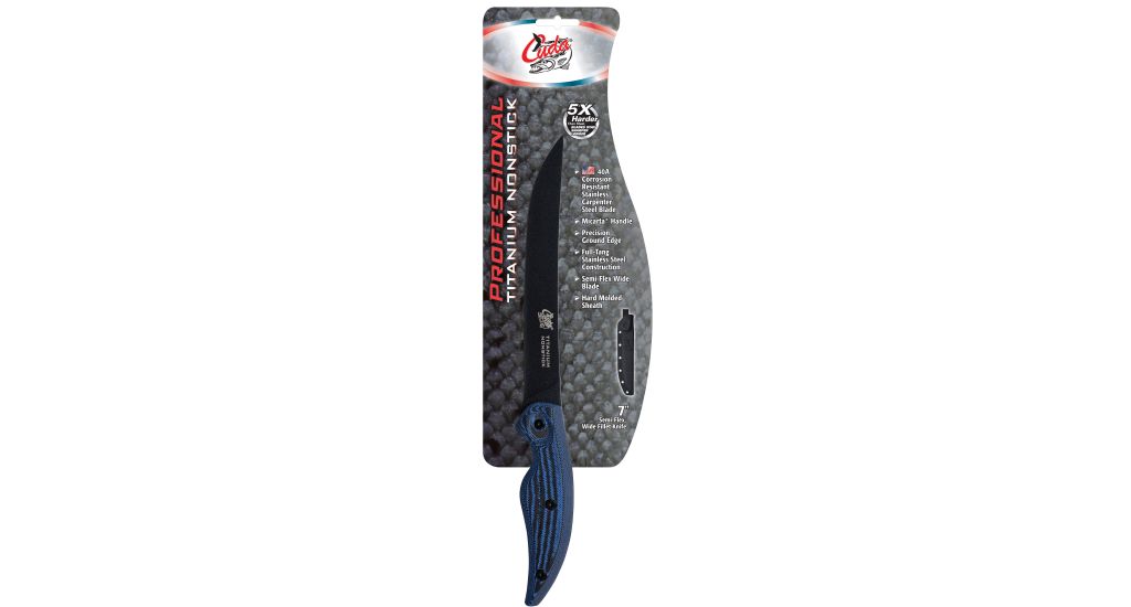 7" SEMI-FLEX, WIDE FILLET KNIFE