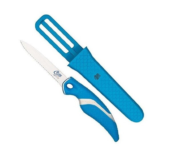 CUDA NET KNIFE 3" BLADE, WITH SHEATH