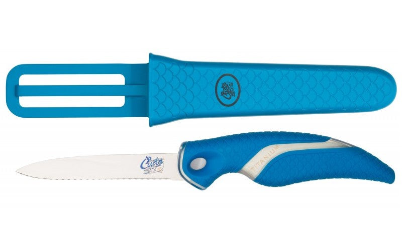 CUDA NET KNIFE 3" BLADE, WITH SHEATH