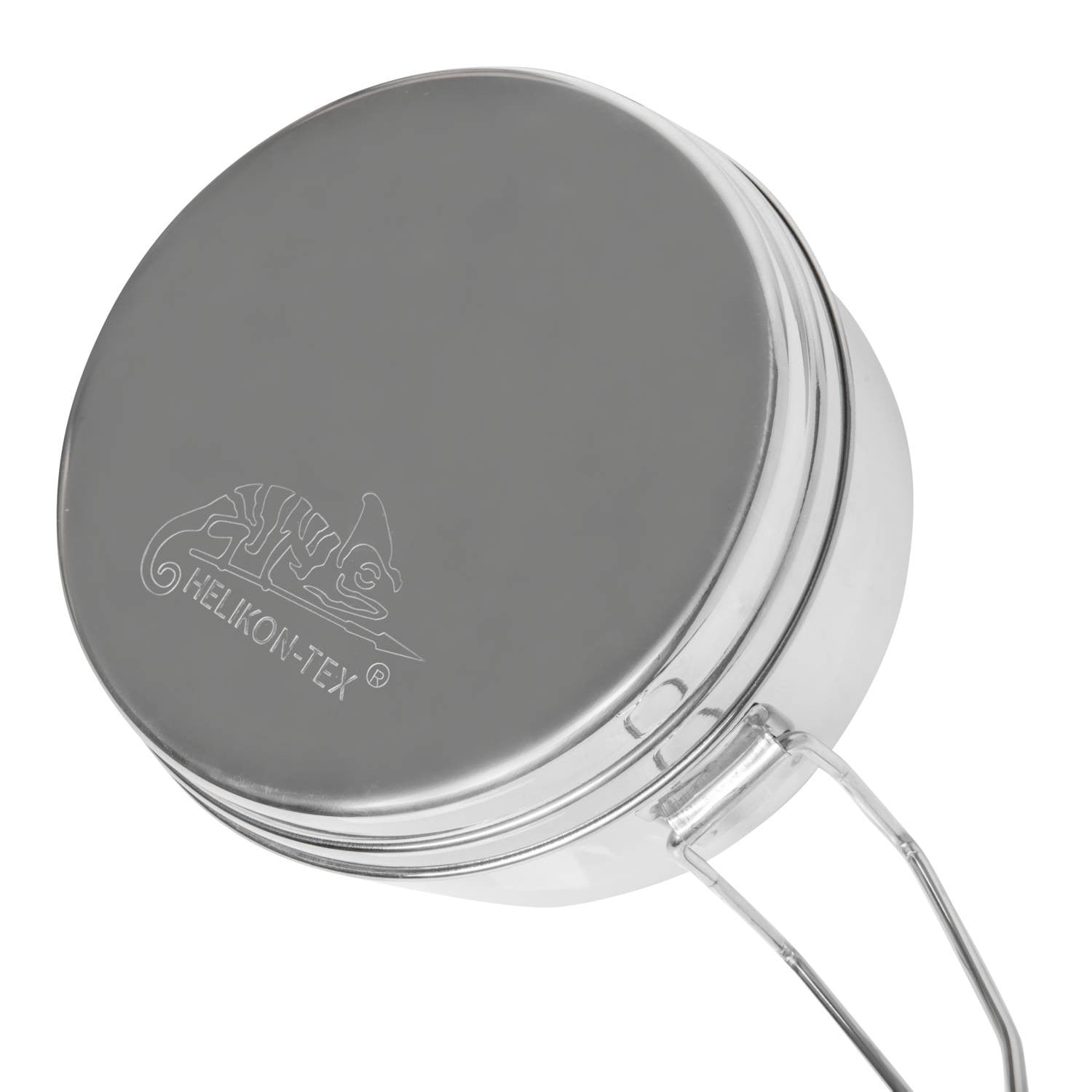 MESS TIN STAINLESS STEEL SET, 1Lt, 15 cm. diam.